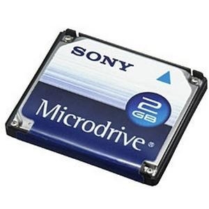 RHMD2G Sony Microdrive 2GB CompactFlash (CF+) Type II 1-inch Internal Hard Drive