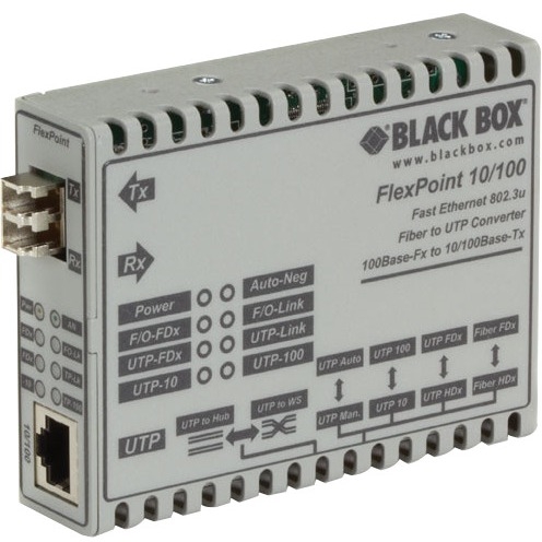 LMC100A-LC Black Box FlexPoint Media Converter