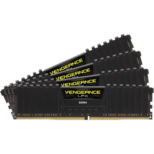 CMK32GX4M4B3200C16 Corsair Vengeance LPX 32GB (4 X 8GB) PC4-25600 DDR4-3200MHz non-ECC Unbuffered CL16 (16-18-18-36) 288-Pin DIMM Memory
