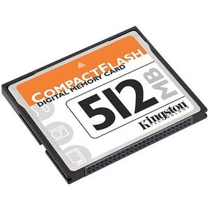 CF/512 Kingston 512MB Type I CompactFlash (CF) Memory Card for Digital Cameras and PDAs