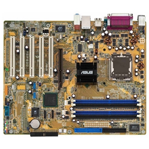 90-MBL0F0-G0UAYZ ASUS P5P800 Socket LGA 775 Intel 865PE + ICH5 Chipset Intel Pentium 4/ Celeron Processors Support DDR 4x DIMM 2x SATA 1.50Gb/s ATX Motherboard (Refurbished)