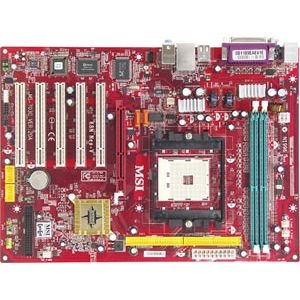 K8N-NEO-V MSI K8N Neo-V Socket 754 Nvidia nForce3 250 Chipset AMD Athlon 64/ AMD Sempron Processors Support DDR 2x DIMM 2x SATA 1.50Gb/s ATX Motherboard (Refurbished)