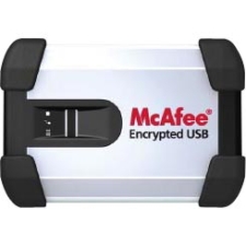USB-HDN2-250GBFI McAfee 250GB External Hard Drive USB 2.0 256-bit Encryption Standard