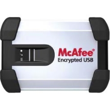 USB-HDN2-250GBFI McAfee 250GB External Hard Drive USB 2.0 256-bit Encryption Standard