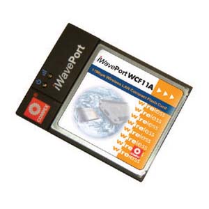 WCF11A Compex iWavePort 11 Mbps Wireless Compact-Flash Card CompactFlash Type II 11Mbps (Refurbished)