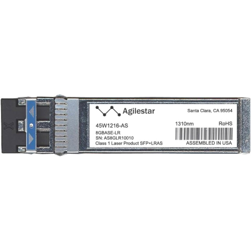45W1216-AS Agilestar 8Gbps 8GBase-LR Single-mode Fiber 10km 1310nm Duplex LC Connector SFP+ Transceiver Module for IBM Compatible