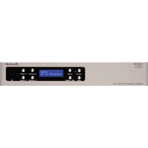 GTV-HT-AUDPROCN Gefen 4x1 AV Processor with Amp 1920 x 1080 Full HD 4 x 1 1 x HDMI Out