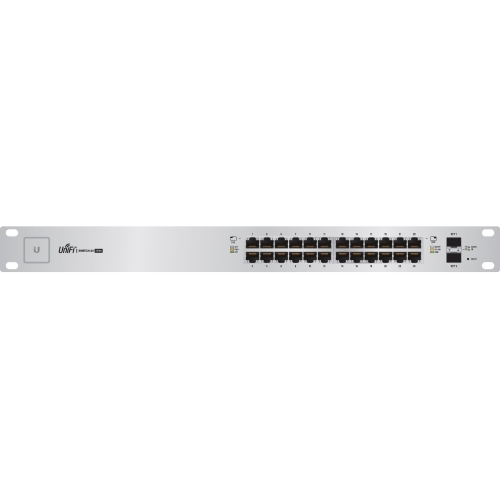 US-24-250W Ubiquiti Networks UniFi Switch Manageable 24-Ports SFP Gigabit Ethernet 2 Layer Supported 1U High Rack-mountable (Refurbished)