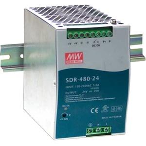 SDR-480-24 B+B 480-Watts 120-230V AC 94% Efficiency Power Supply
