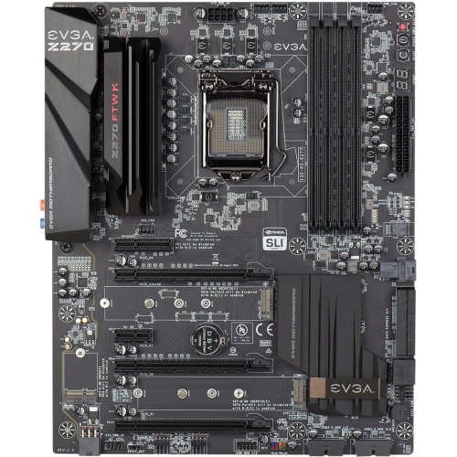 132-KS-E277-KR EVGA Z270 FTW K Socket LGA 1151 Intel Z270 Chipset Core i7 / i5 / i3 Processors Support DDR4 4x DIMM 6x SATA 6.0Gb/s ATX Motherboard (Refurbished)
