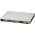 AT-FS980M/52PS-10 Allied Telesis 48-Ports 10/100Base-TX PoE+ Managed Switch with 4x Gigabit SFP Combo Uplinks Ports & 1 fixed AC Power Supply (Refurbished)