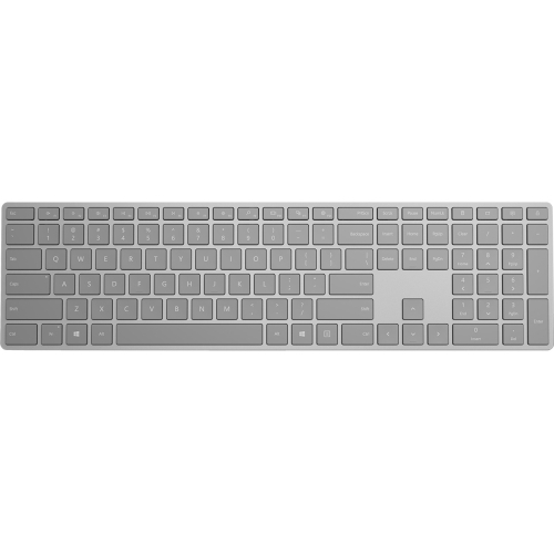 WS2-00025 Microsoft Surface Keyboard Wireless Connectivity Bluetooth Compatible with Smartphone (Mac, Android, Windows, iOS) QWERTY Keys Layout Silver (Refurbished)