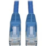 N201-008-BL Tripp Lite Cat6 GbE Gigabit Ethernet Snagless Molded Patch Cable UTP Blue RJ45 M/M 8ft 8' Category 6 for Network Adapter, Network Device, Router, Server, Modem, Hub, Switch 128 MB/s Patch Cable 7.87 ft 1 x RJ-45 Male Network 1 x RJ-45 Male Network Gold Plated Connector Copper Plated Contact Blue
