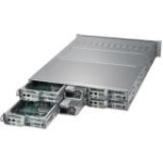 SYS-2029TP-HTR Supermicro SuperServer 2029TP-HTR Barebone System 2U Rack-mountable Intel C621 Chipset 4 Number of Node(s) Socket P LGA-3647 2 x Processor Support Black 2TB DDR4 SDRAM DDR4-2666/PC4-21300 Maximum RAM Support Serial ATA/600 RAID Supported Controller ASPEED AST2500 Integrated 6 x Total Bays 6 2.5" Bay(s) 2 x Total Expansion Slots Processor Support (Xeon) Ethernet 2 USB 3.0 Port(s) 2 x 2200 W