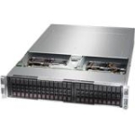 SYS-2029BT-HTR Supermicro SuperServer 2029BT-HTR Barebone System 2U Rack-mountable Intel C621 Chipset 4 Number of Node(s) Socket P LGA-3647 2 x Processor Support Black 3TB DDR4 SDRAM DDR4-2666/PC4-21300 Maximum RAM Support Serial ATA/600 RAID Supported Controller ASPEED AST2500 Integrated 6 x Total Bays 6 2.5" Bay(s) 2 x Total Expansion Slots Processor Support (Xeon) Ethernet 2 USB 3.0 Port(s) 2 x 2200 W