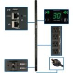 PDUMV30NETLX Tripp Lite Single-Phase 24 x NEMA 5-15/20R 120 V AC Monitored 0U Vertical Rack-Mount Power Distribution Unit (PDU) (Refurbished)