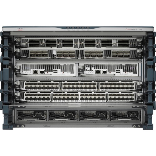N77-C7706-B26S2E-R Cisco Nexus 7706 Bundle Switch L3 Managed Rack-Mountable With 2x Nexus 7000 Series Supervisor 2 Enhanced Module 6x Nexus 7000 Series Fabric-2 Module (Refurbished)