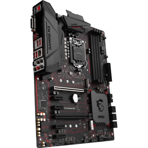 H270 GAMING M3 MSI Socket LGA 1151 Intel H270 Chipset 7th/6th Generation Core i7 / i5 / i3 / Pentium / Celeron Processors Support DDR4 4x DIMM 6x SATA 6.0Gb/s ATX Motherboard (Refurbished)