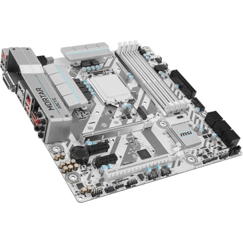 B250M MORTAR ARCTIC MSI Socket 1151 Intel B250 Chipset 7th/6th Generation Core i7 / i5 / i3 Pentium / Celeron Processors Support DDR4 4x DIMM 6x SATA 6.0Gb/s Micro-ATX Motherboard (Refurbished)