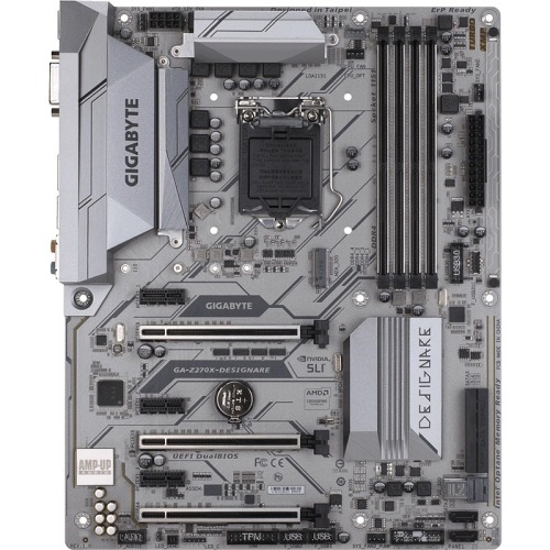 GA-Z270X-DESIGNARE Gigabyte Socket LGA 1151 Intel Z270 Express Chipset 7th/6th Generation Core i7 / i5 / i3 / Pentium / Celeron Processors Support DDR4 4x DIMM 4x SATA 6.0Gb/s ATX Motherboard (Refurbished)
