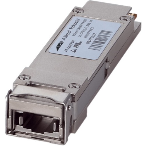AT-QSFPER4 Allied Telesis 40Gbps Single-mode Fiber 40km 1310nm LC Connector QSFP+ Transceiver Module