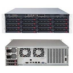 SSG-6039P-E1CR16L Supermicro SuperStorage 6039P-E1CR16L Barebone System 3U Rack-mountable Intel C624 Chipset Socket P LGA-3647 2 x Processor Support Black 2TB DDR4 SDRAM DDR4-2666/PC4-21300 Maximum RAM Support Serial ATA/600, 12Gb/s SAS RAID Supported Controller ASPEED AST2500 Integrated 16 x Total Bays 16 3.5" Bay(s) 7 x Total Expansion Slots Processor Support (Xeon) 10 Gigabit Ethernet 4 USB 3.0 Port(s) 2 x 1200 W