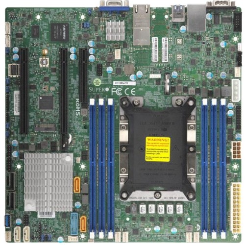 MBD-X11SPM-TF-B SuperMicro X11SPM-TF Socket LGA 3647 Intel C622 Chipset 2nd Generation Intel Xeon Scalable Processors Support DDR4 6x DIMM 12x SATA3 6.0Gb/s Micro-ATX Server Motherboard (Refurbished)