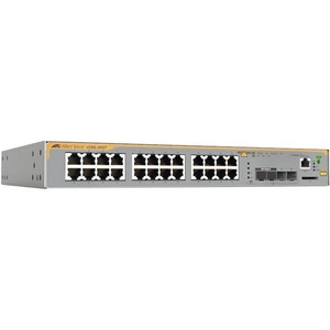 AT-X230L-26GT-10 Allied Telesis L3 Switch with 24 x 10/100/1000T Ports and 2 x 100/1000X SFP Ports - 24 Ports - Manageable - 4 Layer Supported - Modular - 2 SFP Slots - Twisted Pair, Optical Fiber -  (Refurbished)