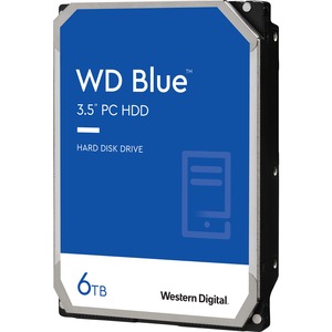 WD60EZAZ Western Digital Blue 6TB 5400RPM SATA 6Gbps 256MB Cache 3.5-inch Internal Hard Drive