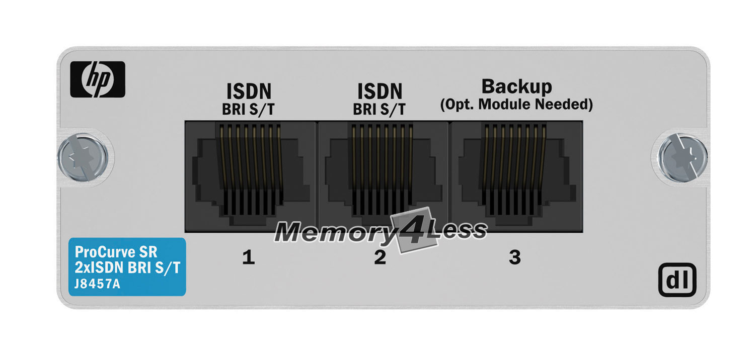 J8457AR HP ProCurve Secure Router DL 2-Port ISDN BRI S/T Module