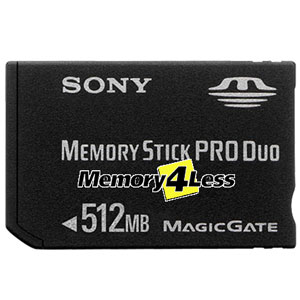 MSX-M512S Sony 512MB Pro Duo Stick Flash Memory Card