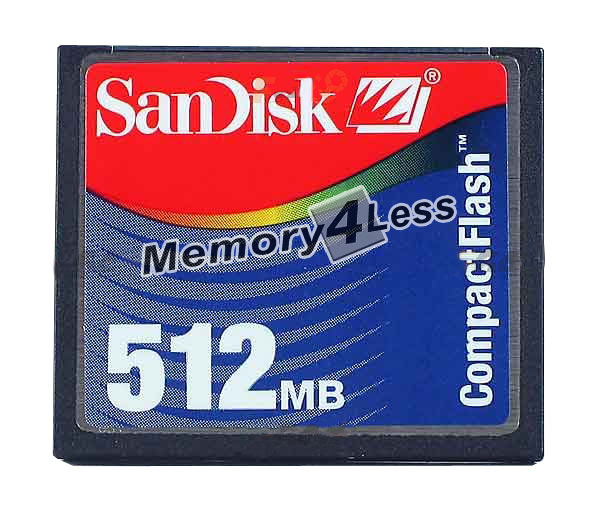 SDCFB-512-768/A10 SanDisk 512MB CompactFlash (CF) Memory Card