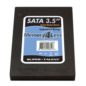SS128A6C35I Super Talent 128GB SLC SATA 1.5Gbps 3.5-inch Internal Solid State Drive (SSD) (Industrial)