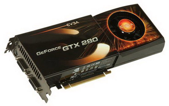 01G-P3-1280-TR EVGA Nvidia GeForce GTX 280 1GB GDDR3 512-Bit Dual DVI / HDTV Out PCI-Express 2.0 x16 Video Graphics Card