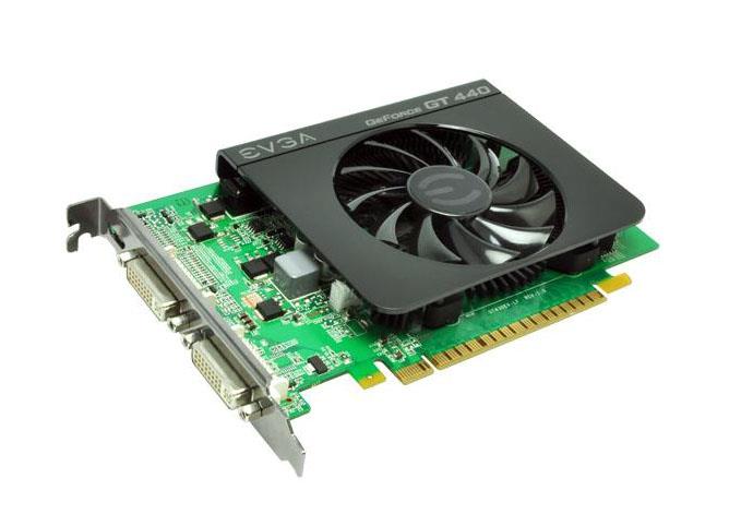 01G-P3-1441-K2 EVGA Nvidia GeForce GT 440 1GB DDR3 128-Bit Dual DVI / Mini HDMI PCI-Express 2.0 x16 Video Graphics Card