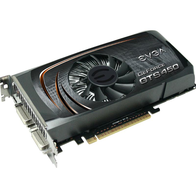 01G-P3-1450-ET EVGA GeForce GTS 450 1GB 128-Bit GDDR5 PCI Express 2.0 Dual DVI/ Mini HDMI Video Graphics Card
