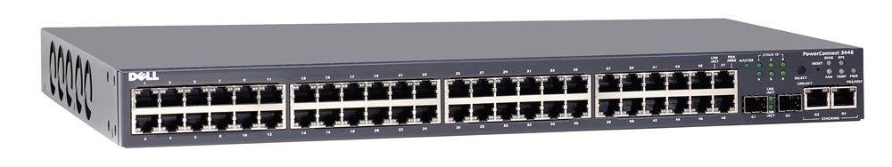 0TJ930 Dell PowerConnect 3448 48-Ports 10/100 Fast Ethernet Managed Switch (Refurbished)