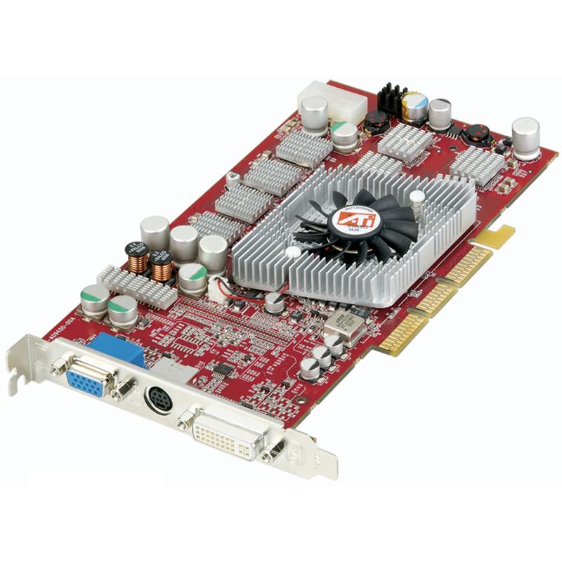 100-435003 ATI Radeon 9800 Pro 128MB 256-Bit DDR AGP 8x VGA/ S-Video/ DVI/ Video Graphics Card (Refurbished)