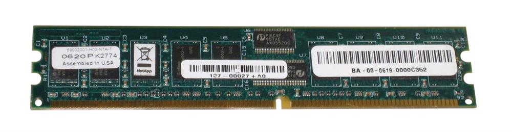 107-00027 NetApp 512MB ECC DIMM Memory Upgrade for R200, R150, GF960