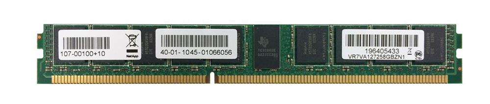107-00100+A0 NetApp 4GB PC3-6400 DDR3-800MHz ECC Registered CL6 240-Pin DIMM Very Low Profile (VLP) Dual Rank Memory Module for FAS2220 FAS2240