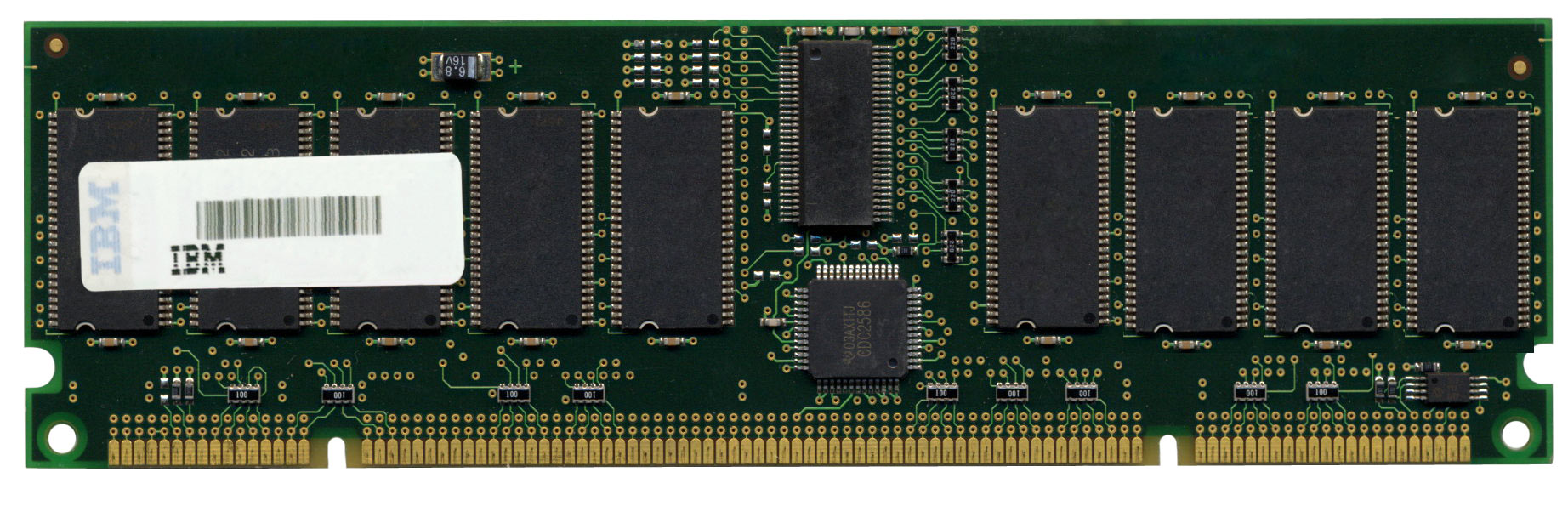 10K0023 IBM 512MB PC133 133MHz ECC Registered CL3 168-Pin DIMM Memory Module