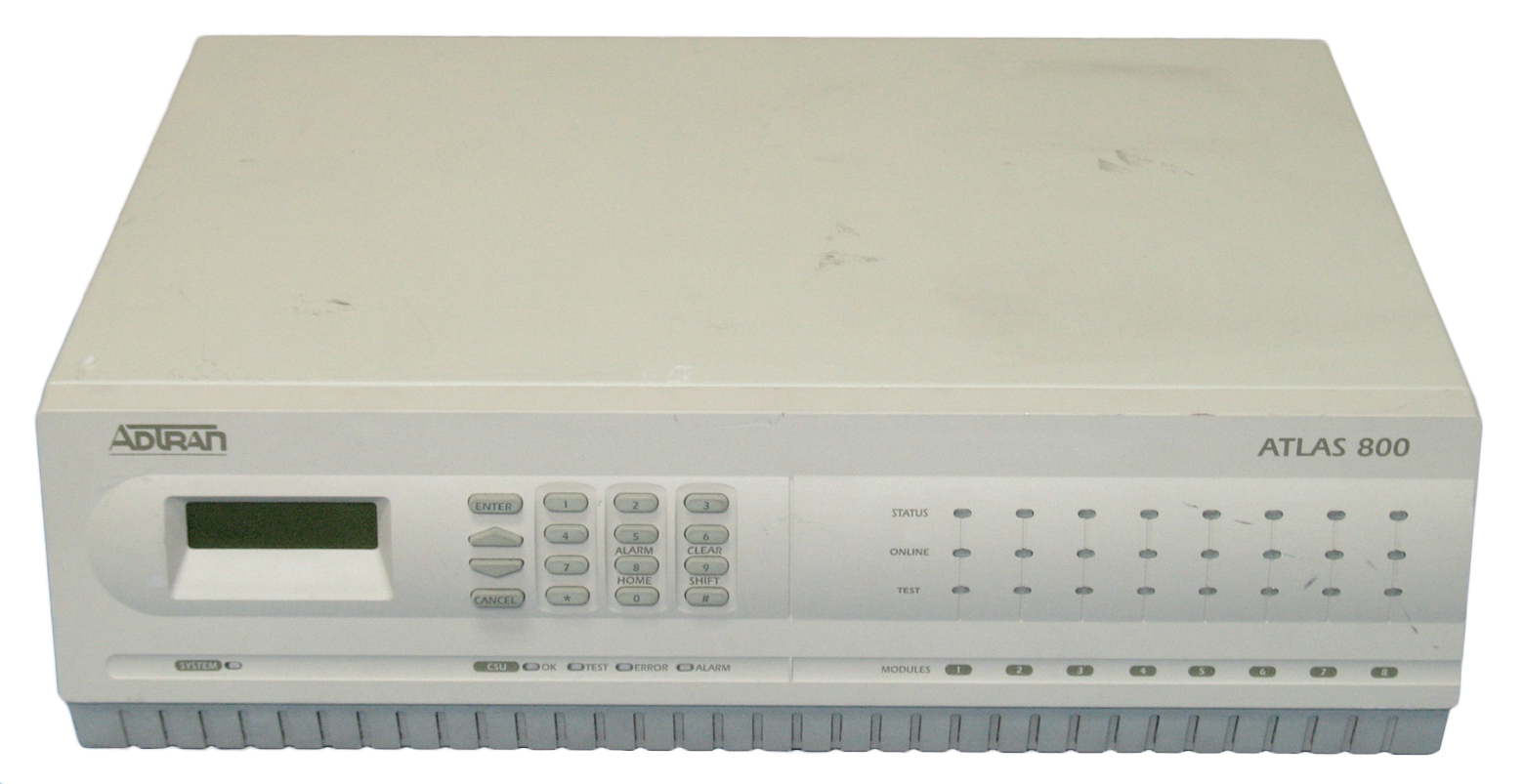 1200180L1 Adtran Atlas 800 + Quad PRI & Quad NX56/64 AC Power Module (Refurbished)