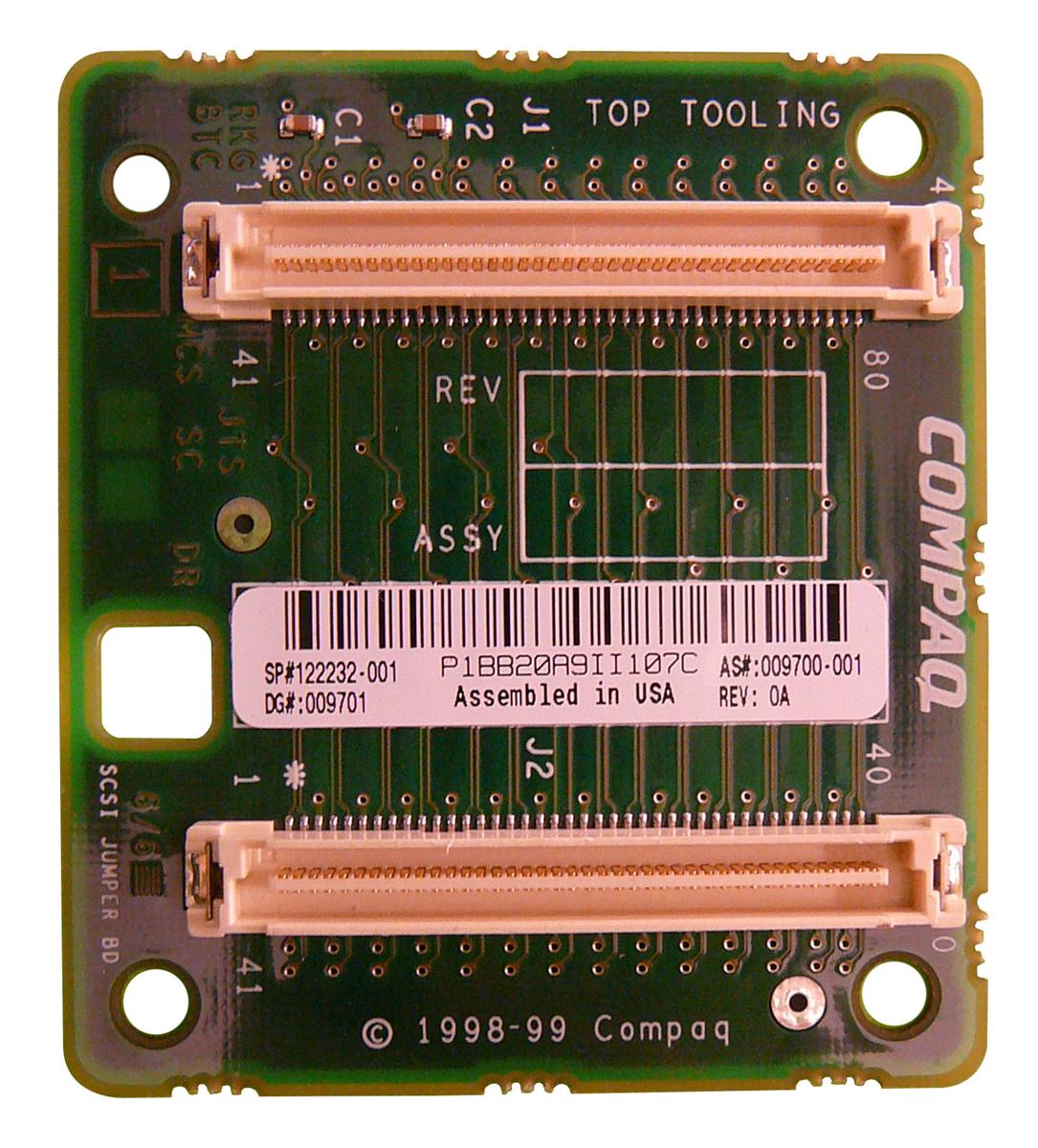 122232-001 Compaq Raid on a Chip SCSI Jumper Board