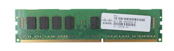 15-13598-01 CISCO 4GB PC3-12800 DDR3-1600MHz ECC Registered CL11 240-Pin DIMM 1.35V Low Voltage Single Rank Memory Module