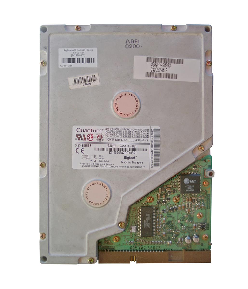 242990-001 Compaq 1.2GB IDE Bigfoot 5.25-inch Internal Hard Drive for DeskPro 2000