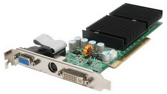256-P1-N399-LX EVGA GeForce 6200 256MB GDDR2 64-Bit DVI/ D-Sub/ S-Video Out PCI Video Graphics Card