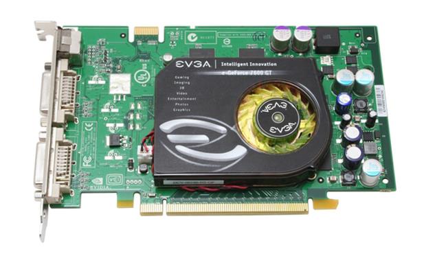 256-P2-N553-AX EVGA GeForce 7600GT 256MB DDR3 128-Bit Dual DVI/ HDTV PCI-Express Video Graphics Card