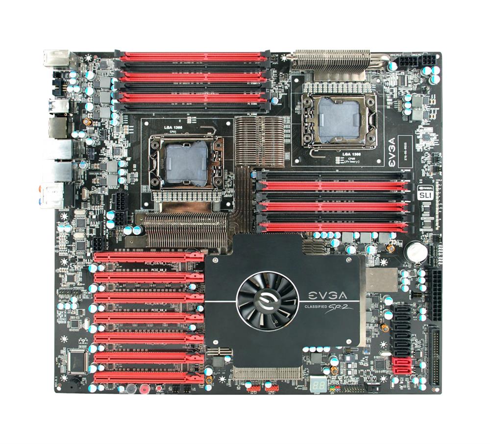 270-WS-W555-A2 EVGA Classified SR-2 (Super Record 2) Intel 5520 Socket LGA1366 Intel Xeon Processors Support HPTX Motherboard (Refurbished)