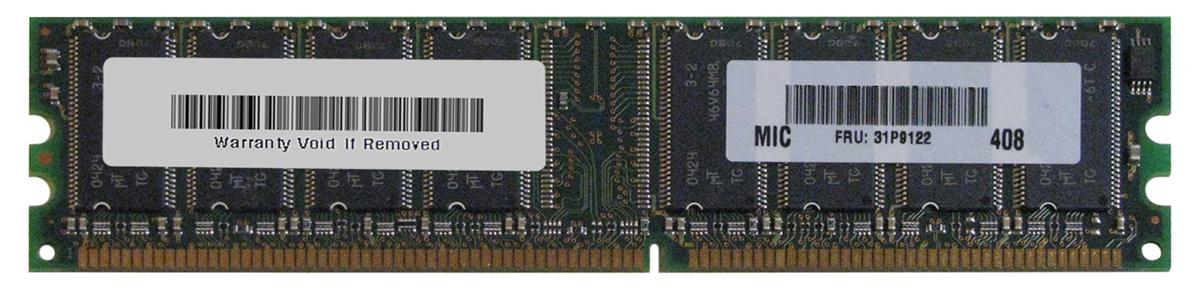 31P9122 IBM 512MB PC2700 DDR-333MHz non-ECC Unbuffered CL2.5 184-Pin DIMM 2.5V Memory Module for ThinkCentre A51 S50