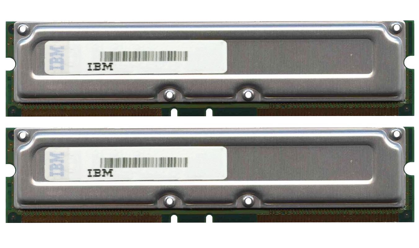 33L3353 IBM Rambus 256MB PC800 800MHz 40ns ECC 184-Pin RDIMM RIMM Memory Module